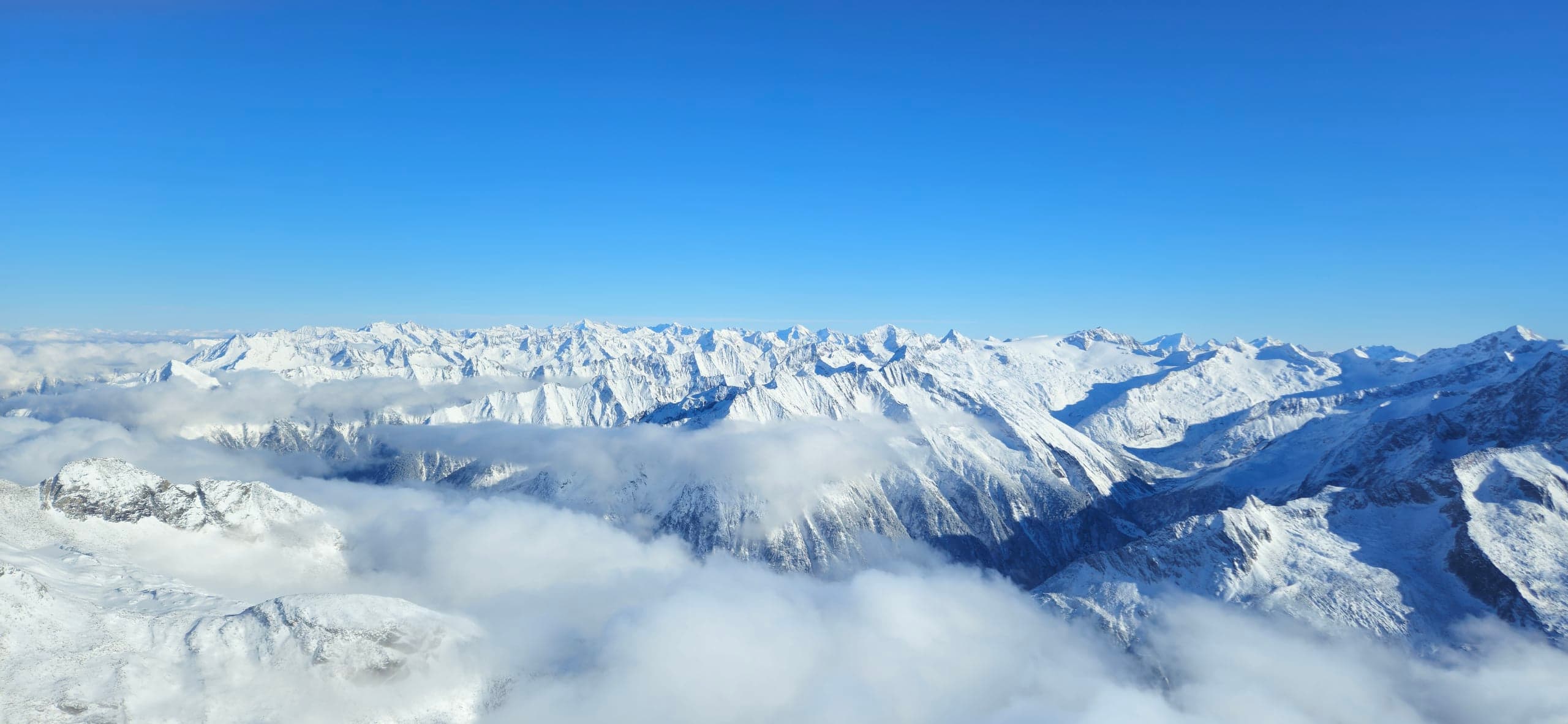 Austria Alpine Snow Panorama