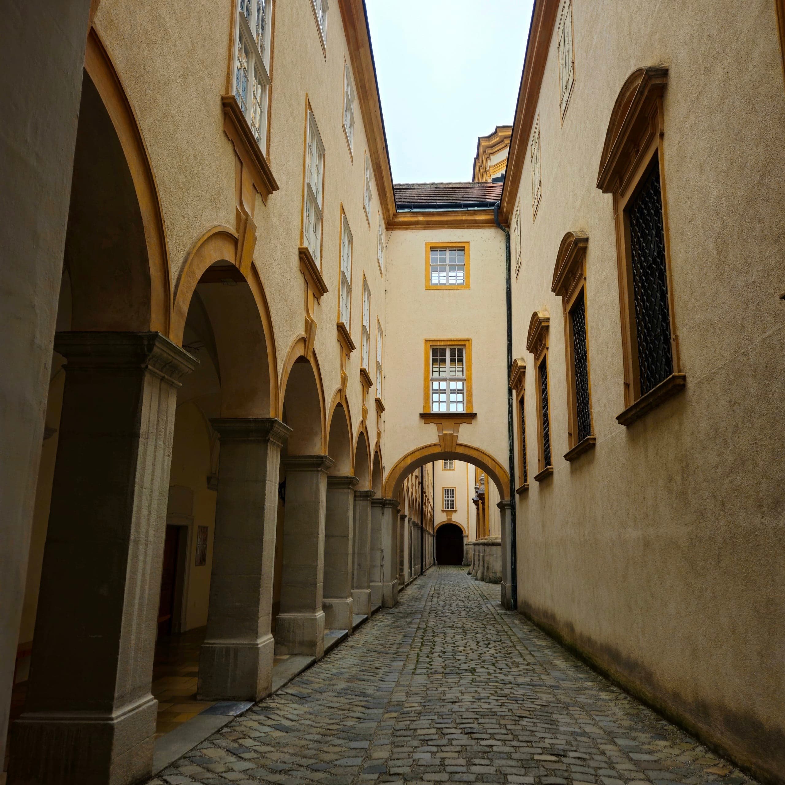 Austria Melk Abbey Courtyard