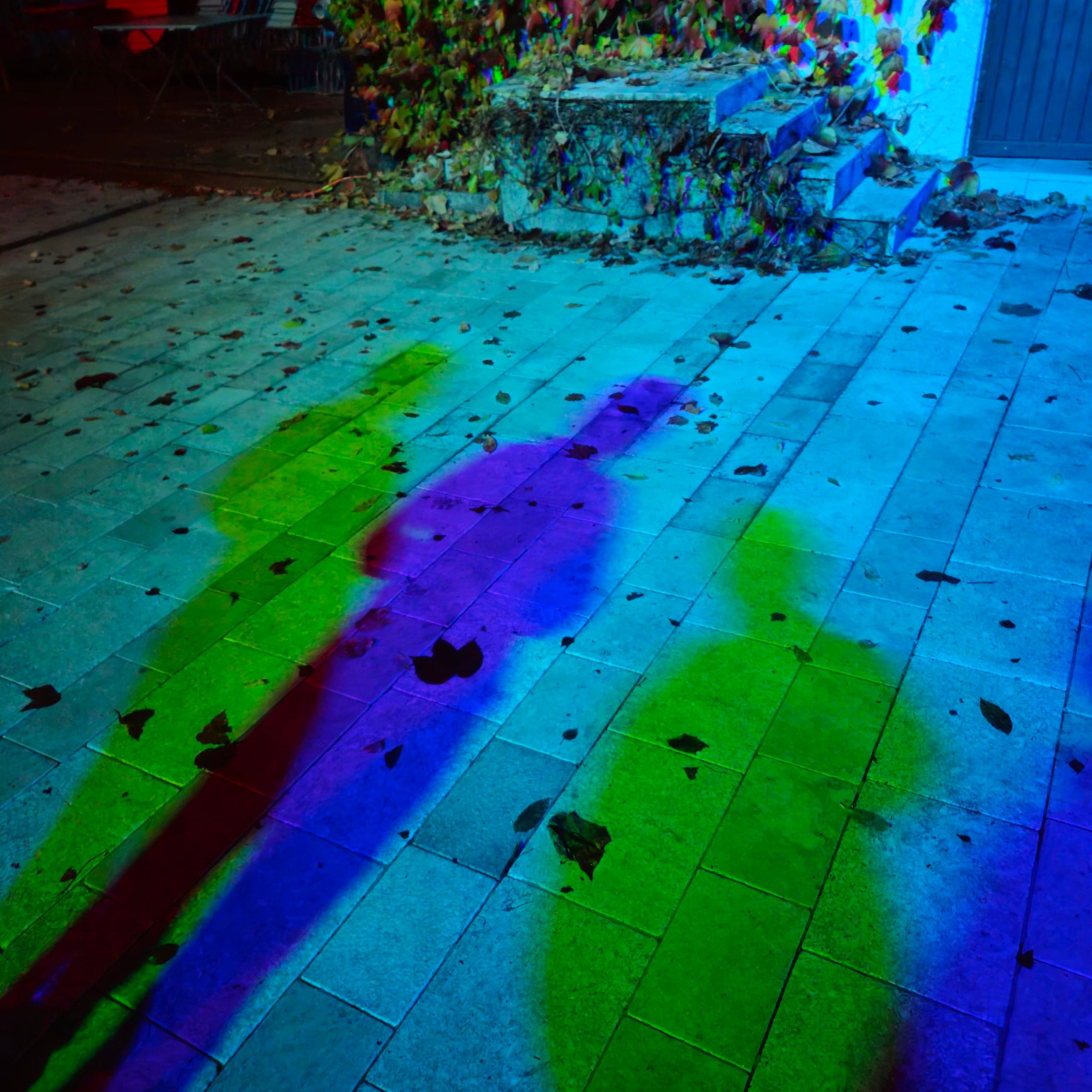 Austria Night Light Projection