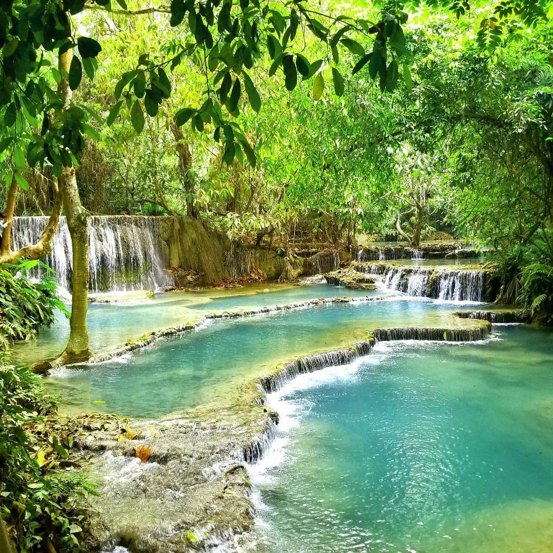 Laos Kuang Si Falls