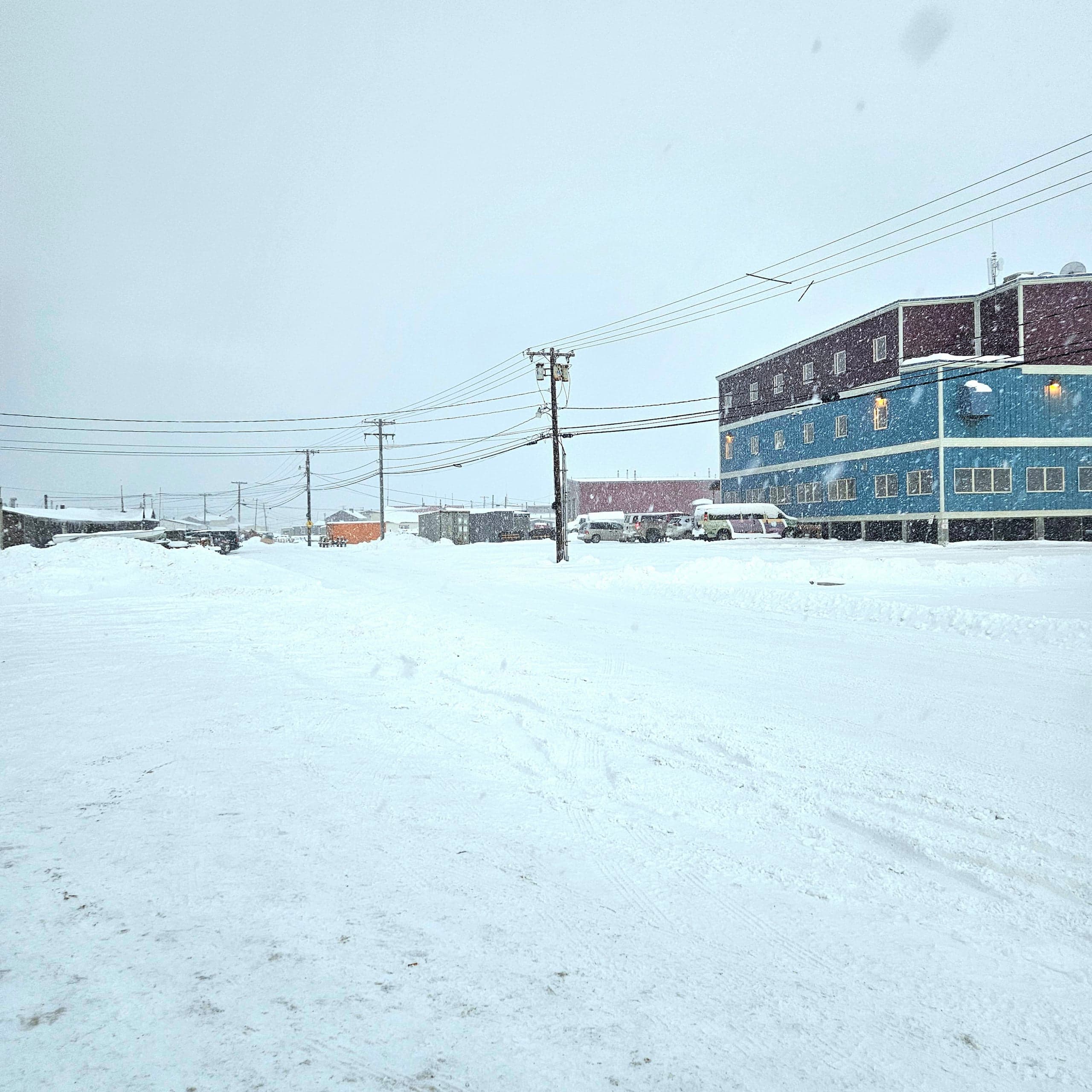 USA Alaska Arctic Town