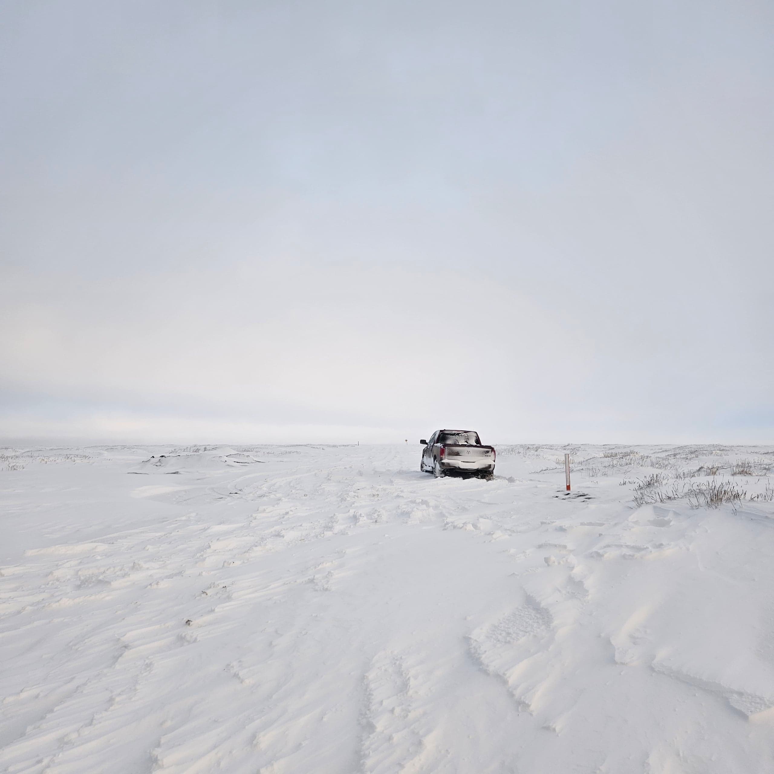 USA Alaska Snowbound Truck