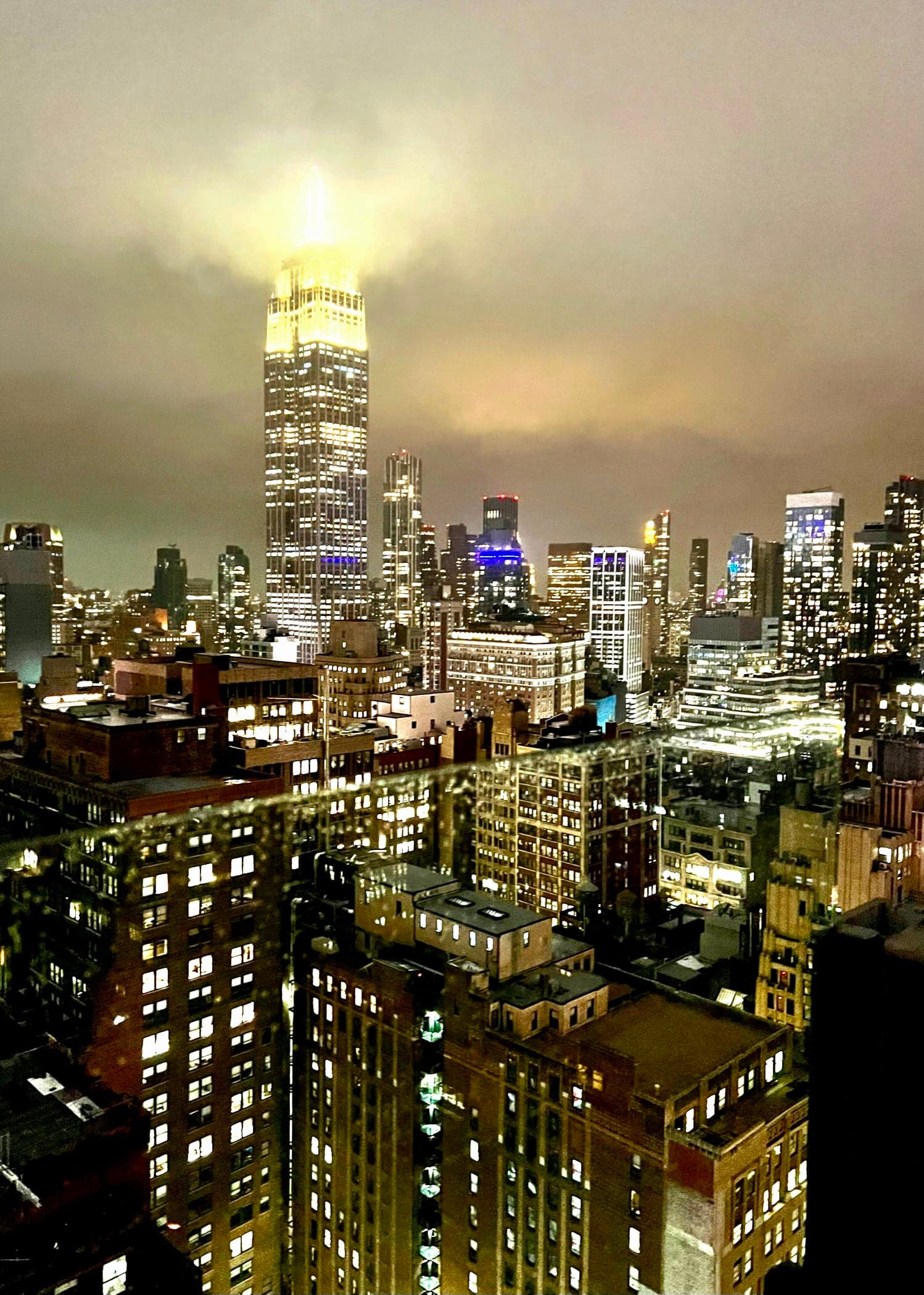 USA New York Night Skyline